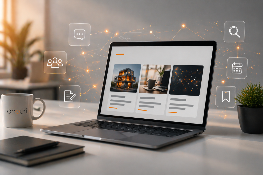 Neue Website anouri: Klar, modern, zukunftsfähig